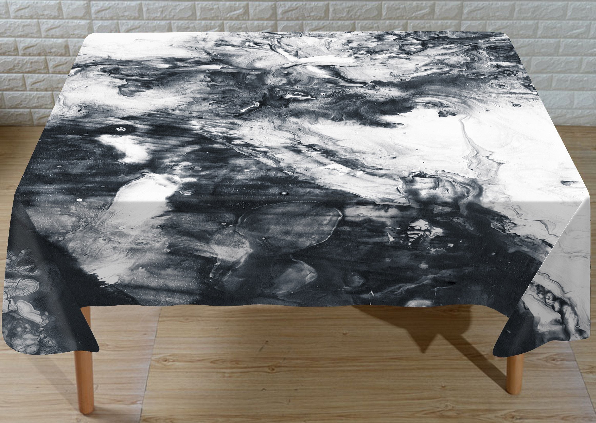 3D Abstract Black 35 Tablecloths Wallpaper AJ Wallpaper 