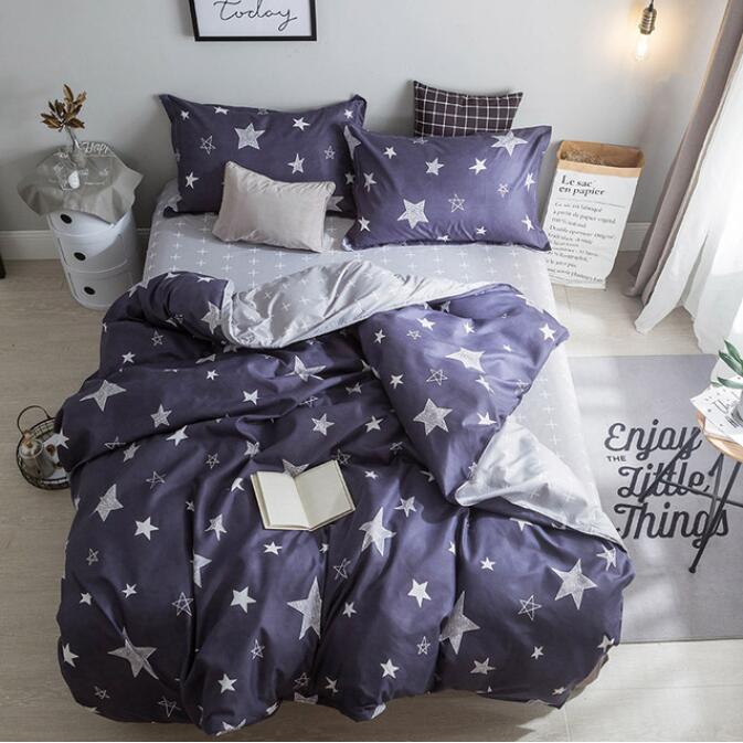 3D Five-Pointed Star 12193 Bed Pillowcases Quilt