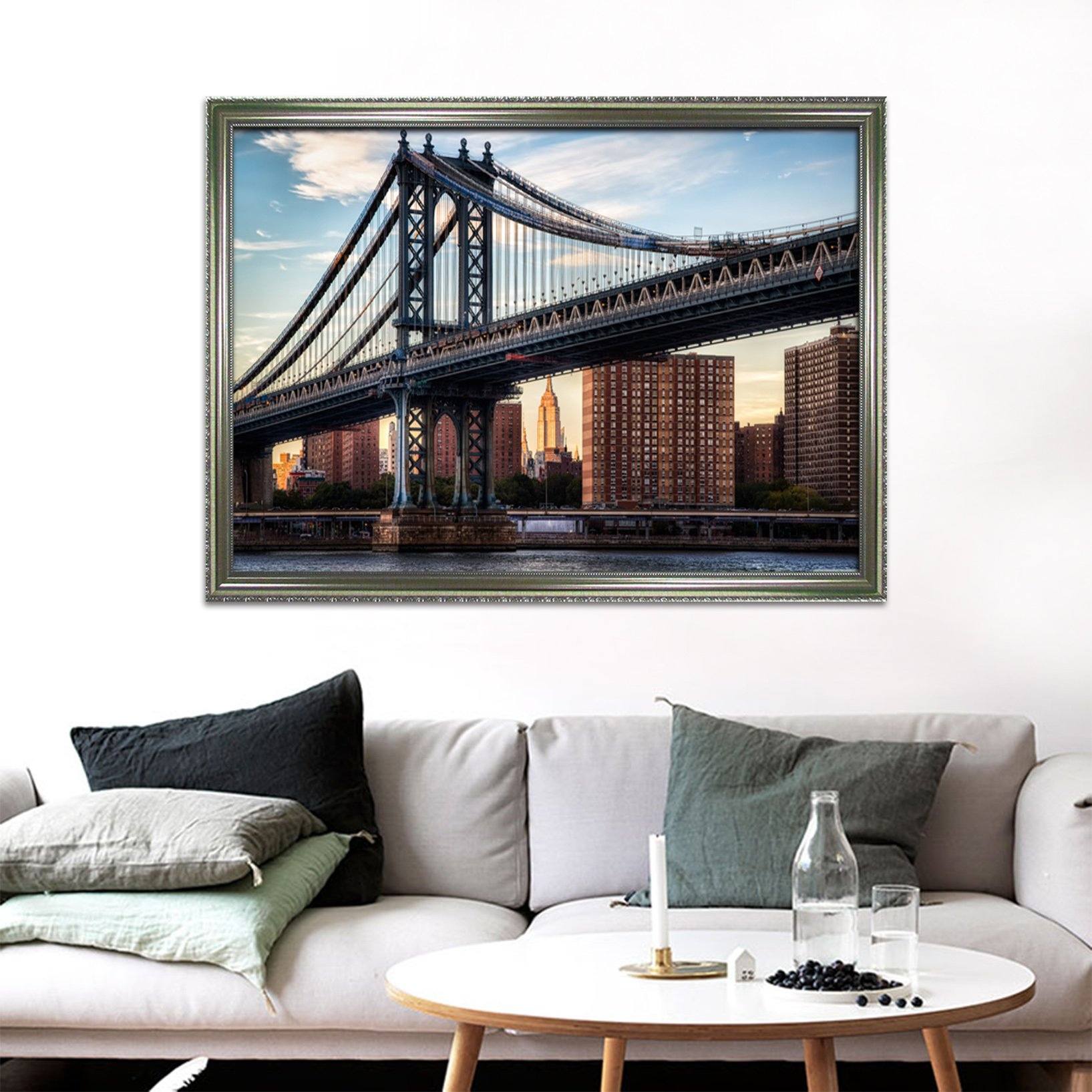 3D Tall Building 044 Fake Framed Print Painting Wallpaper AJ Creativity Home 