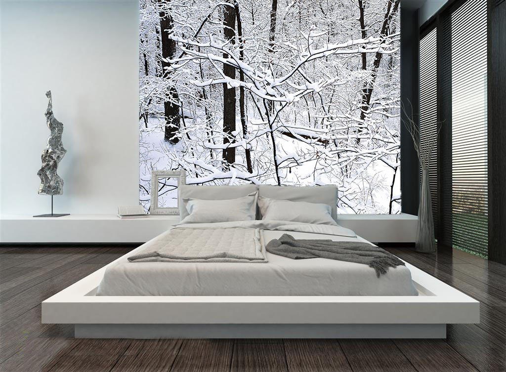 Snowcapped Forest Wallpaper AJ Wallpaper 