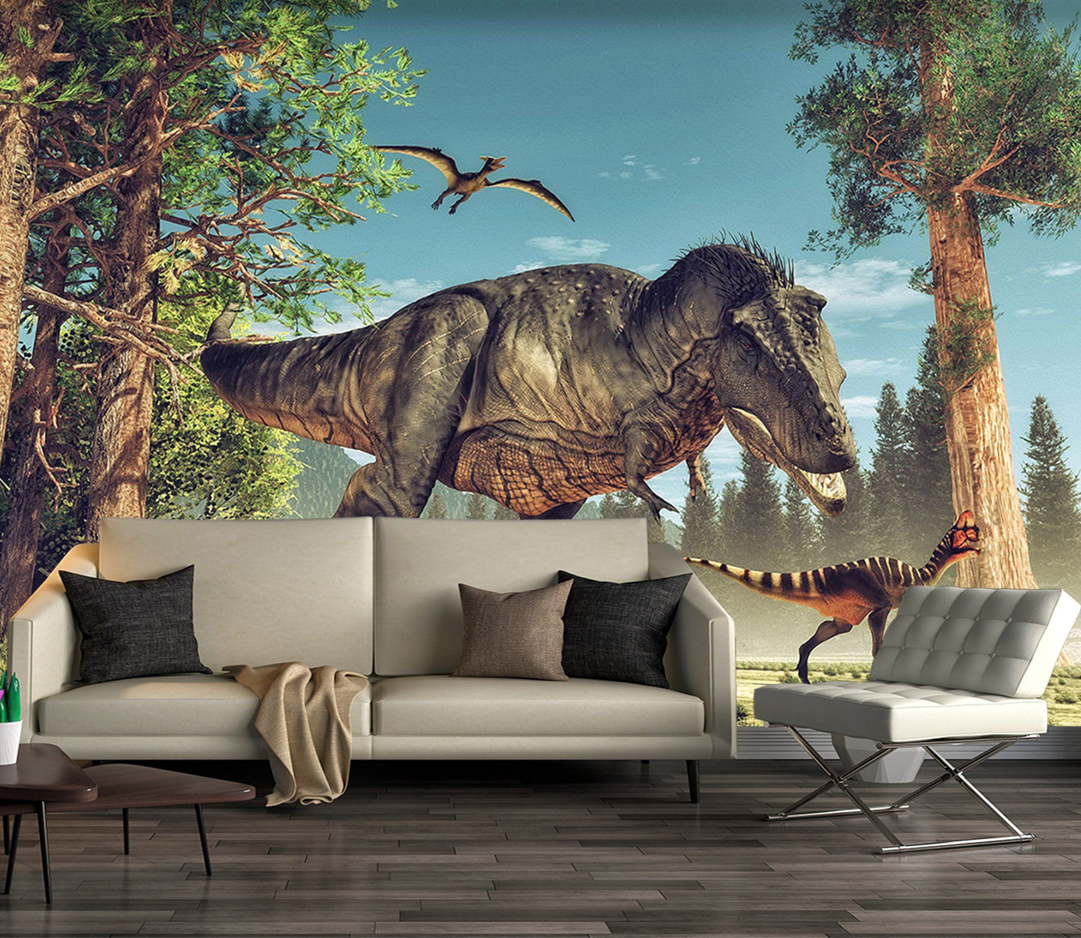 3D Forest Dinosaur 194 Wallpaper AJ Wallpaper 