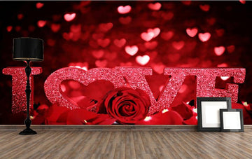 Red Love Heart Wallpaper AJ Wallpaper 