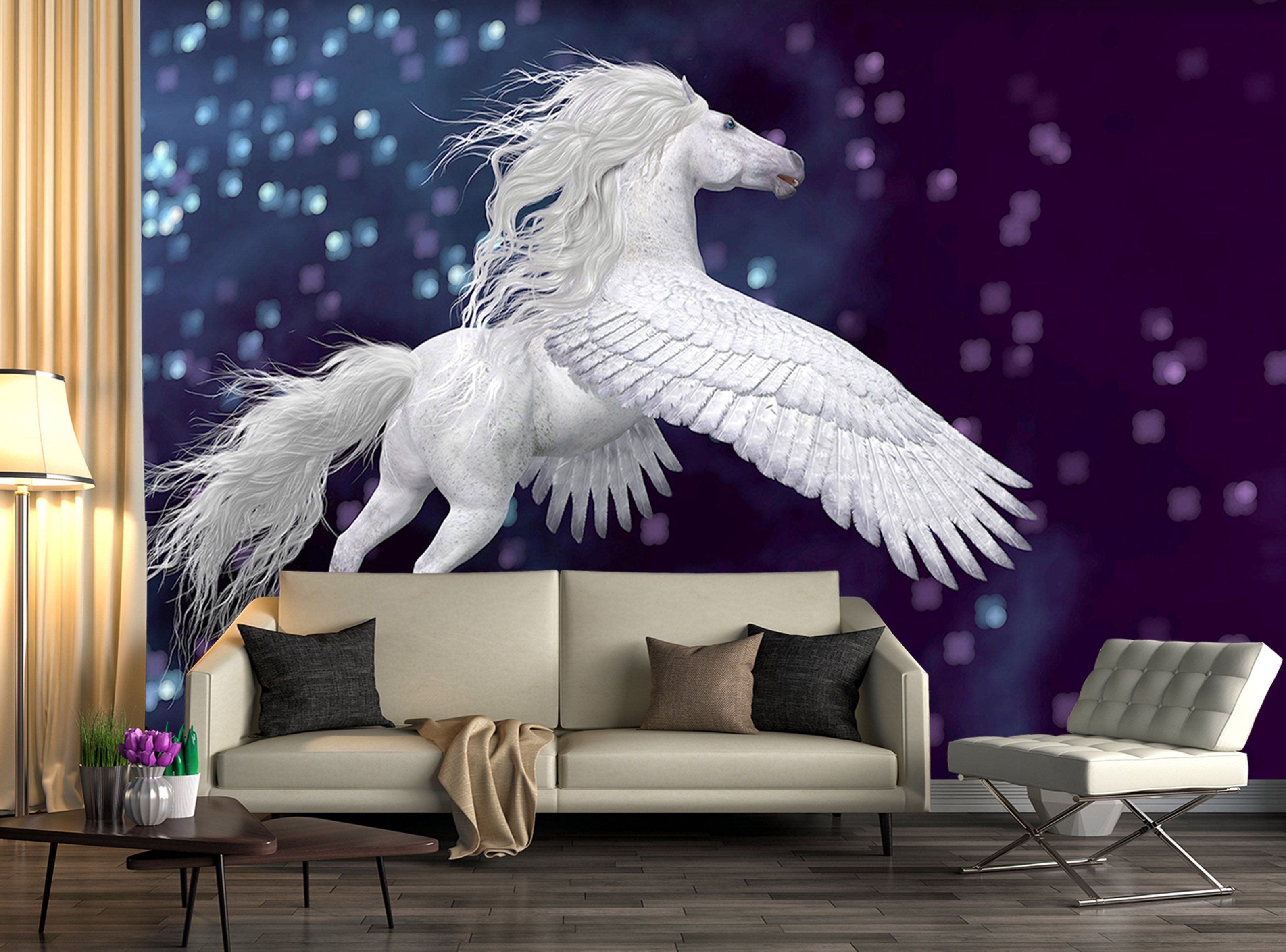 3D Wing Unicorn 198 Wallpaper AJ Wallpaper 