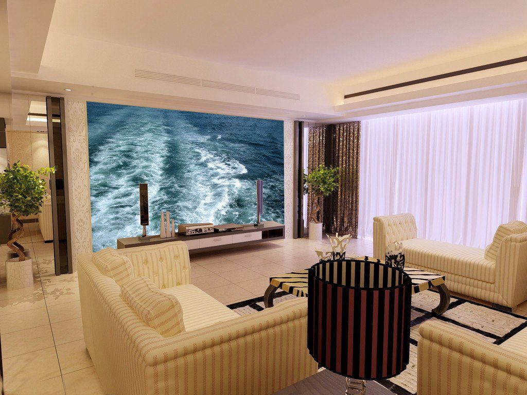 Fluctuant Waves Wallpaper AJ Wallpaper 