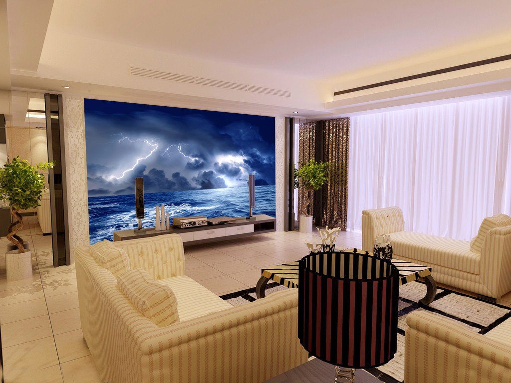 Thunder Cloud Lightning Wallpaper AJ Wallpaper 