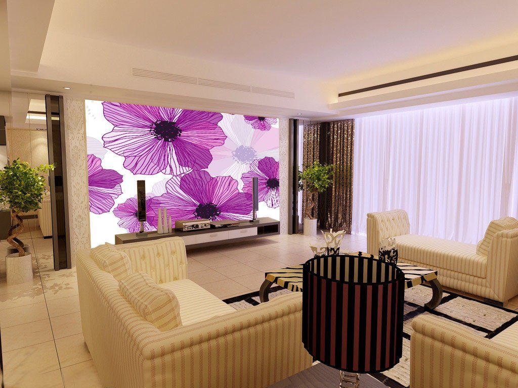 Purple Blossoms 4 Wallpaper AJ Wallpaper 