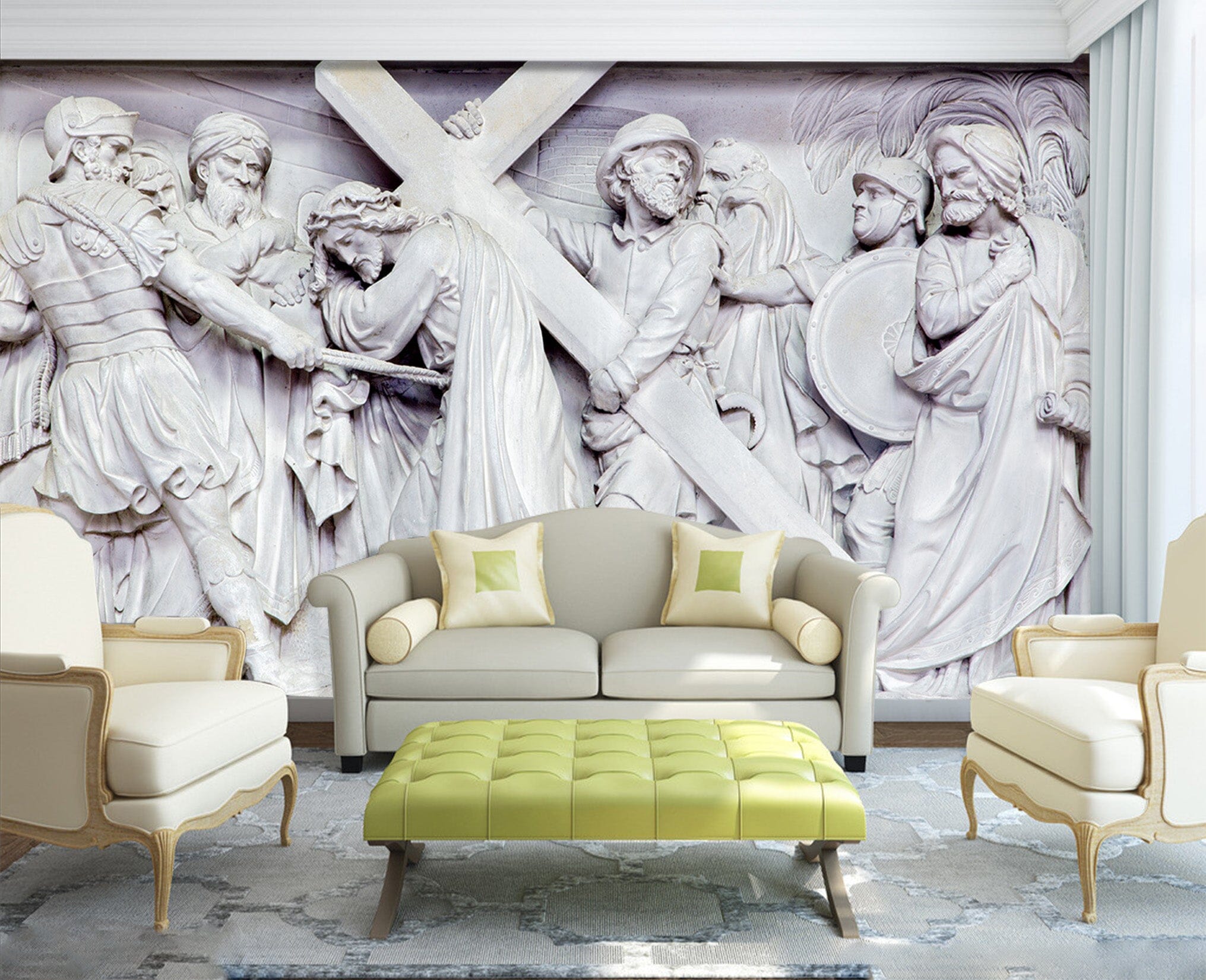 3D Carved Soldier 1530 Wall Murals Wallpaper AJ Wallpaper 2 