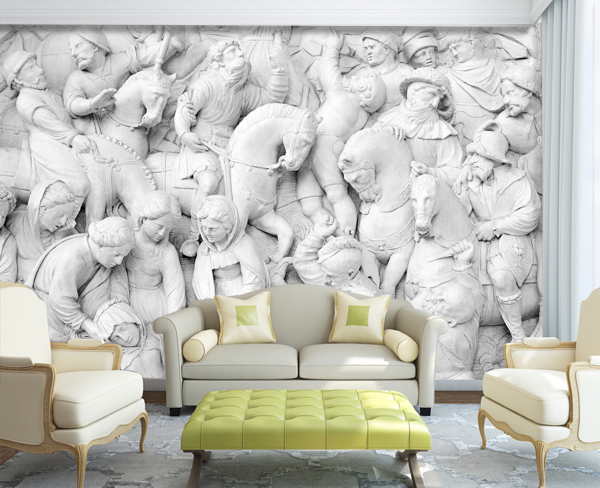3D Carving People 1594 Wall Murals