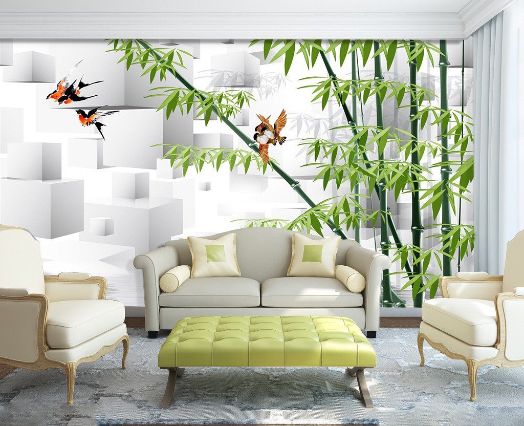 3D Bamboo Bird 88 Wallpaper AJ Wallpaper 