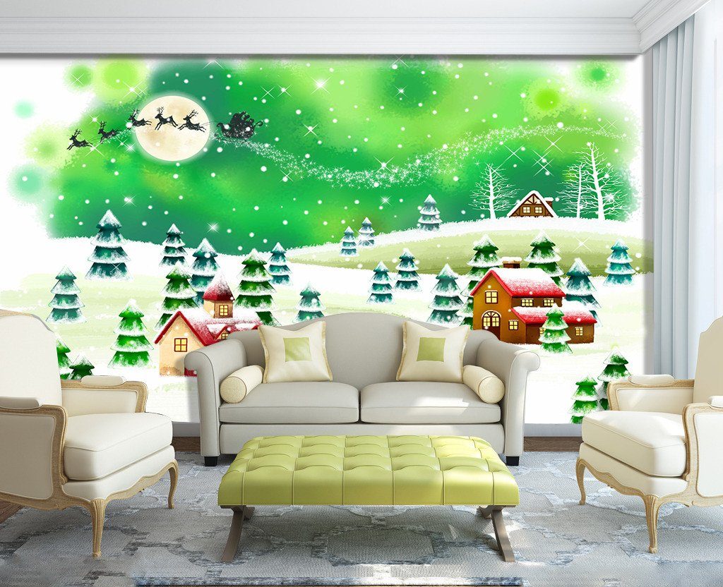 3D Christmas Town 29 Wallpaper AJ Wallpapers 