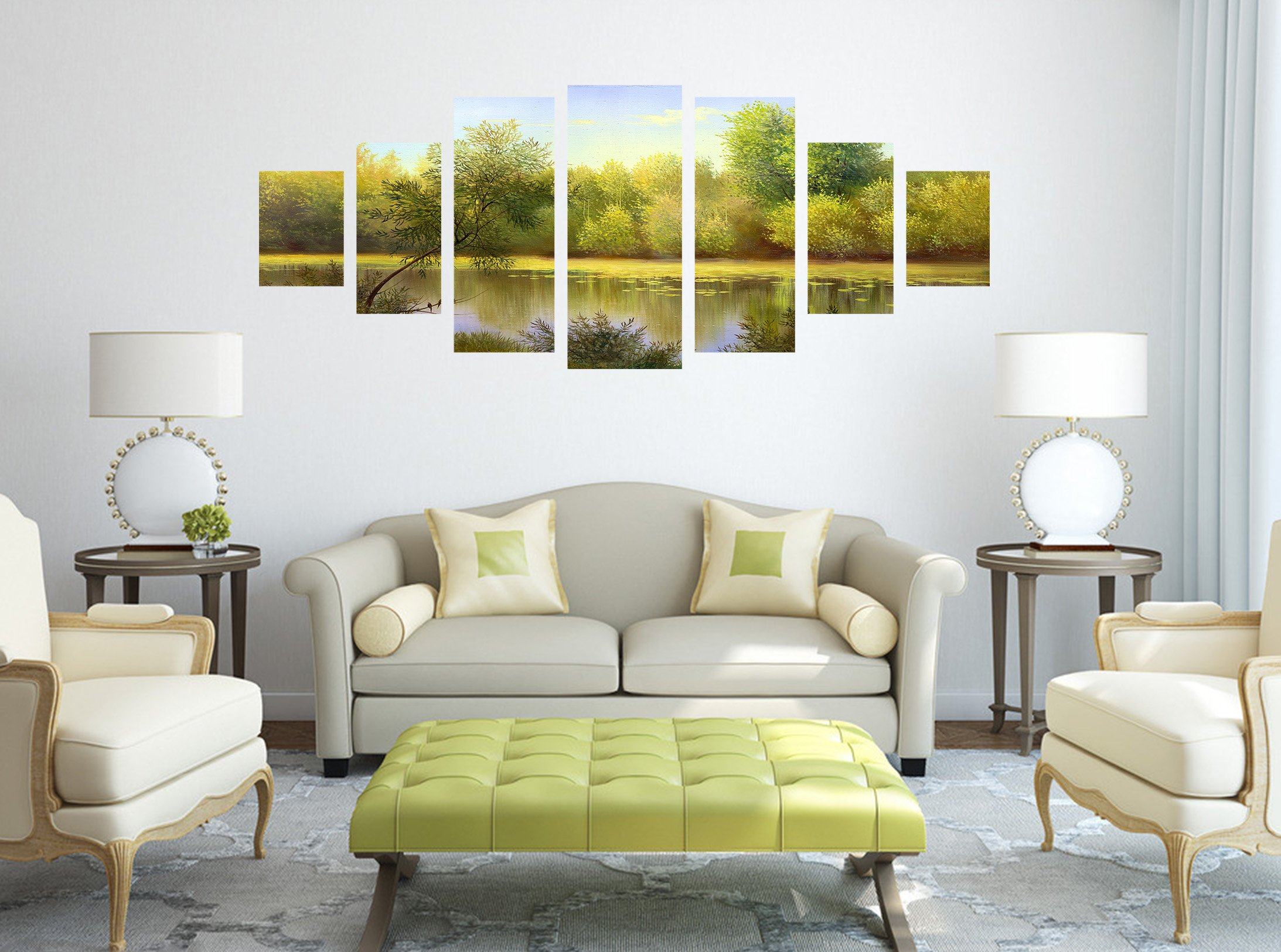 3D Lake Surface 125 Unframed Print Wallpaper Wallpaper AJ Wallpaper 