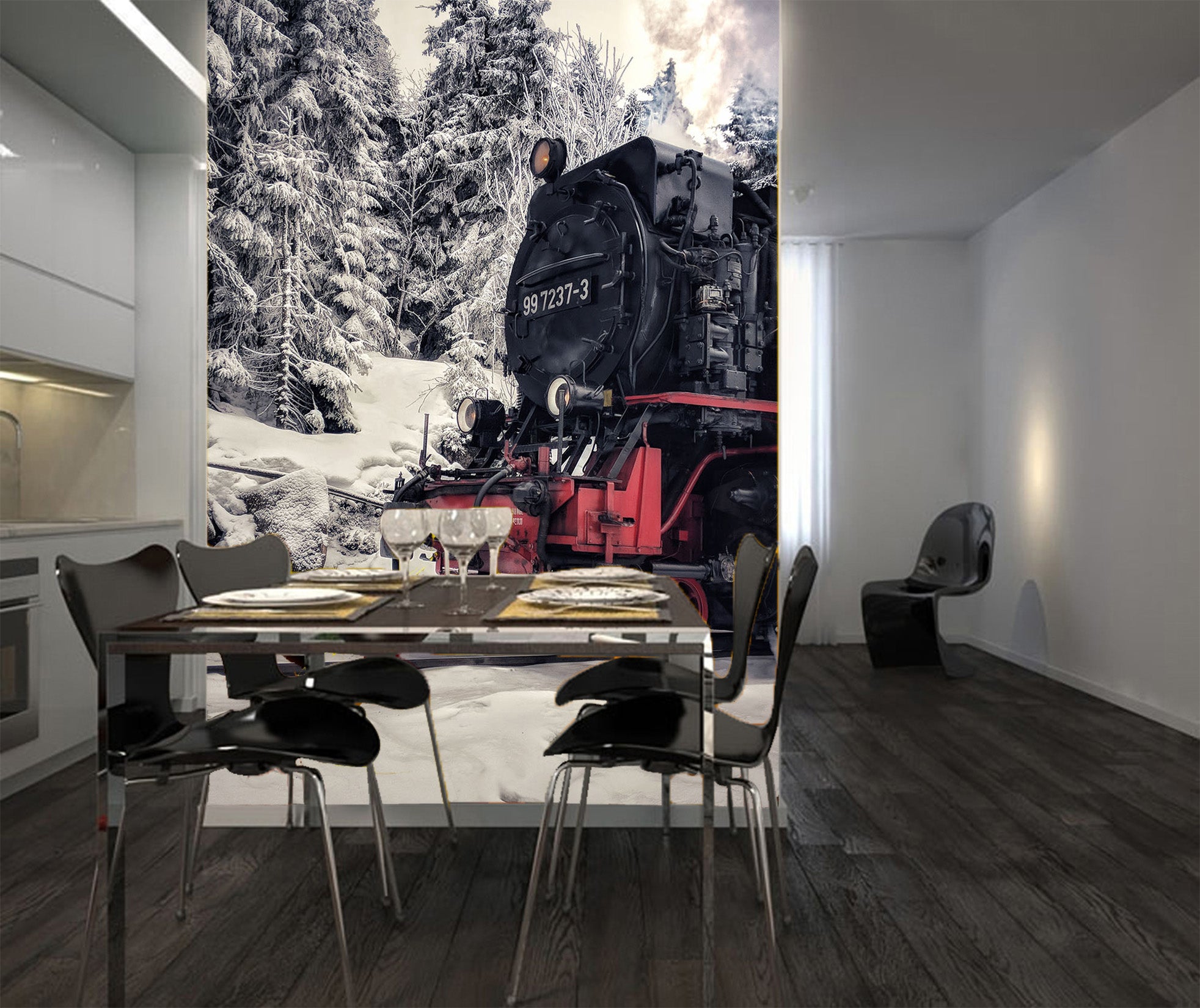 3D Power Train 421 Vehicle Wall Murals