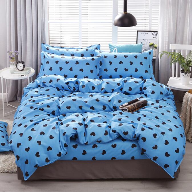 3D Blue Background Black Wave Point 12180 Bed Pillowcases Quilt