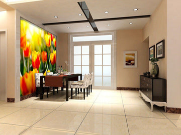 Orange Tulips Wallpaper AJ Wallpaper 