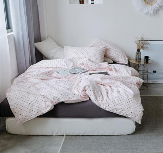 3D Light Pink Wave Point 16009 Bed Pillowcases Quilt