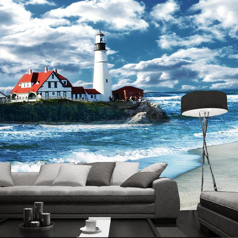 Sea Coast Buildings Wallpaper AJ Wallpaper 