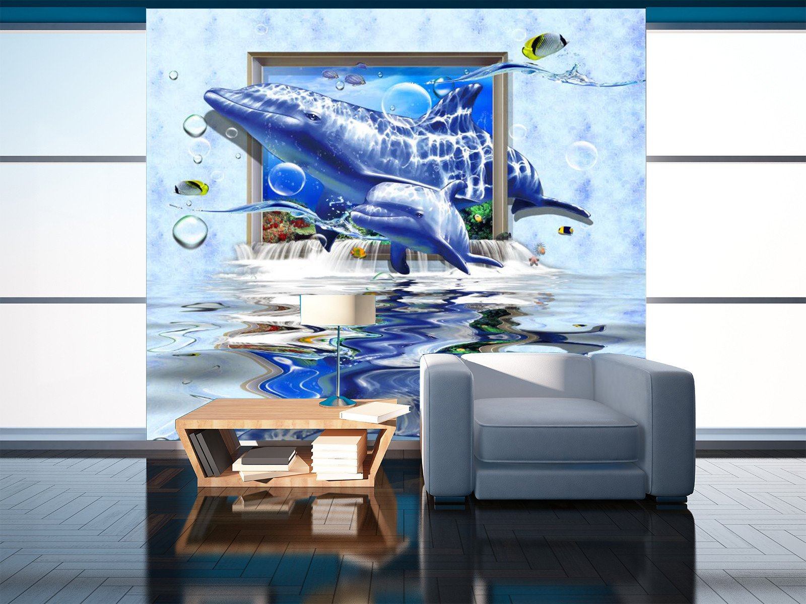 3D Dolphin Show Wallpaper AJ Wallpaper 1 