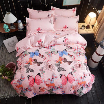 3D Butterfly Pattern 12181 Bed Pillowcases Quilt