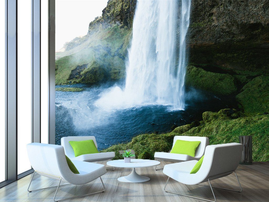 3D Waterfall Scenery 212 Wallpaper AJ Wallpaper 