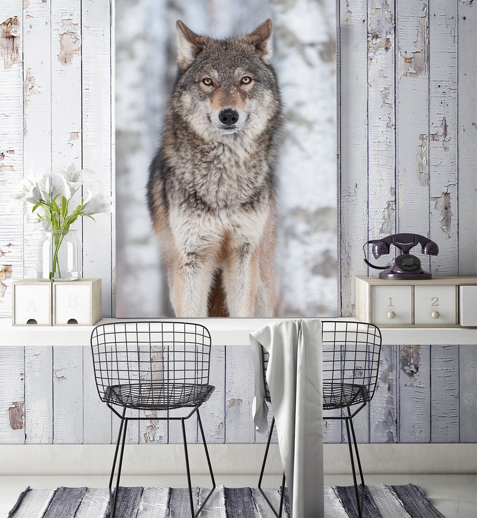 3D Wolf Animal 141 Wall Murals Wallpaper AJ Wallpaper 2 