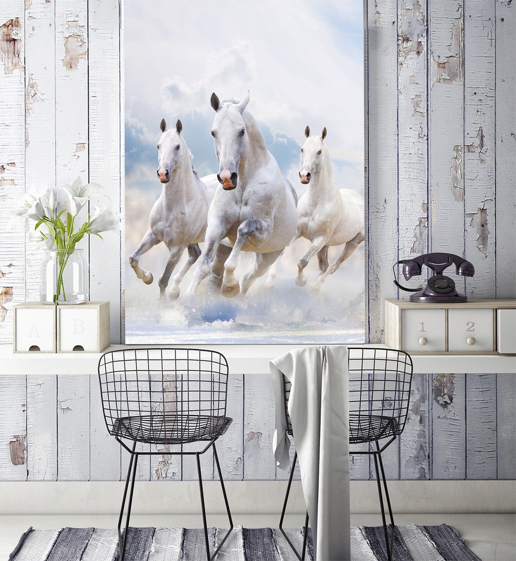 3D Running Horse 127 Wall Murals Wallpaper AJ Wallpaper 2 