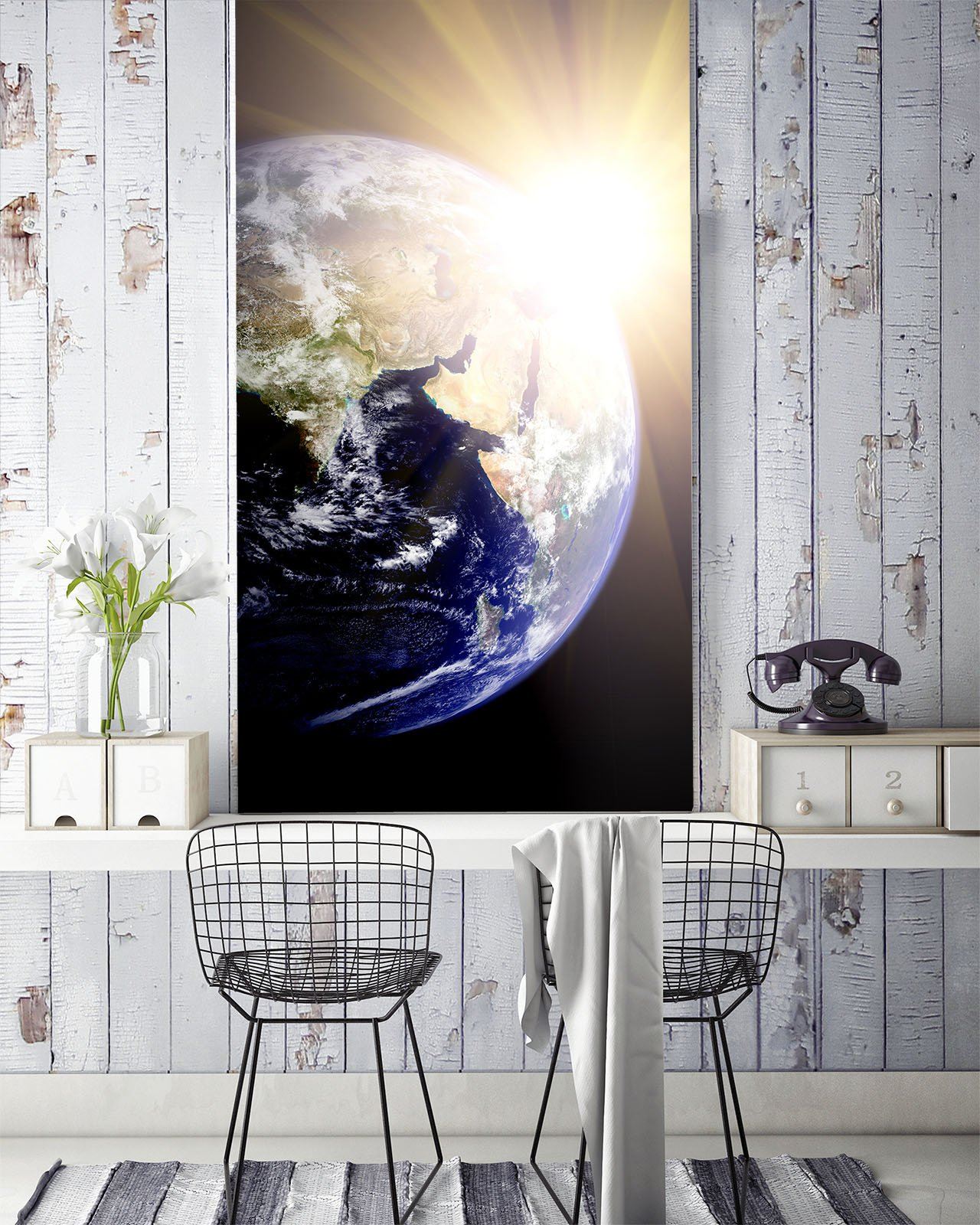 3D Earth Sunshine 046 Wallpaper AJ Wallpaper 