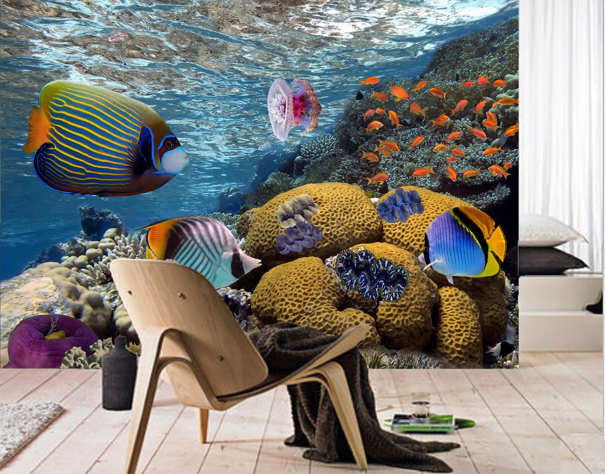 3D Undersea Fish 1459 Wall Murals Wallpaper AJ Wallpaper 2 