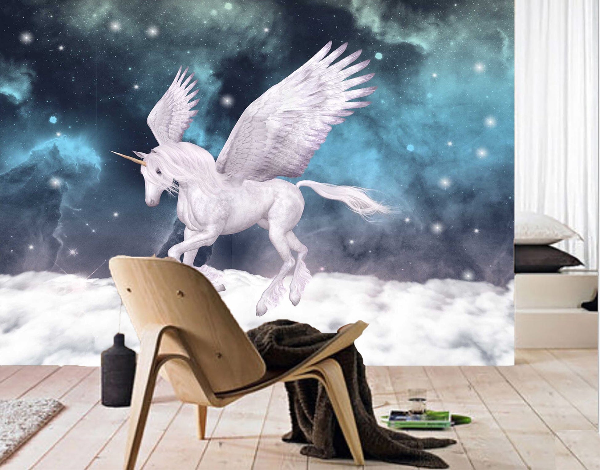 3D Unicorn Wings 1520 Wall Murals Wallpaper AJ Wallpaper 2 