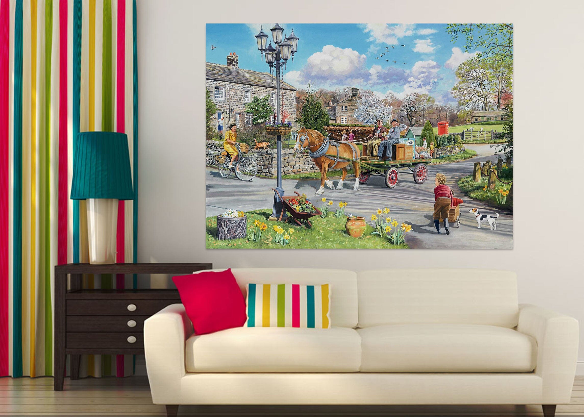 3D Carriage 058 Trevor Mitchell Wall Sticker Wallpaper AJ Wallpaper 2 