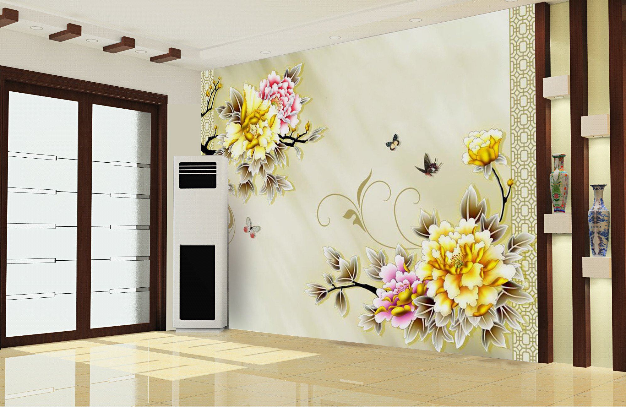 Yellow And Purple Flower 65 Wallpaper AJ Wallpaper 1 