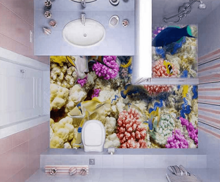 3D Colorful 168 Floor Mural Wallpaper AJ Wallpaper 2 