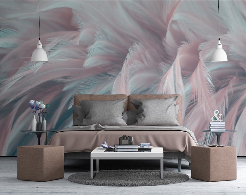 3D Colored Feather 868 Wall Murals Wallpaper AJ Wallpaper 2 