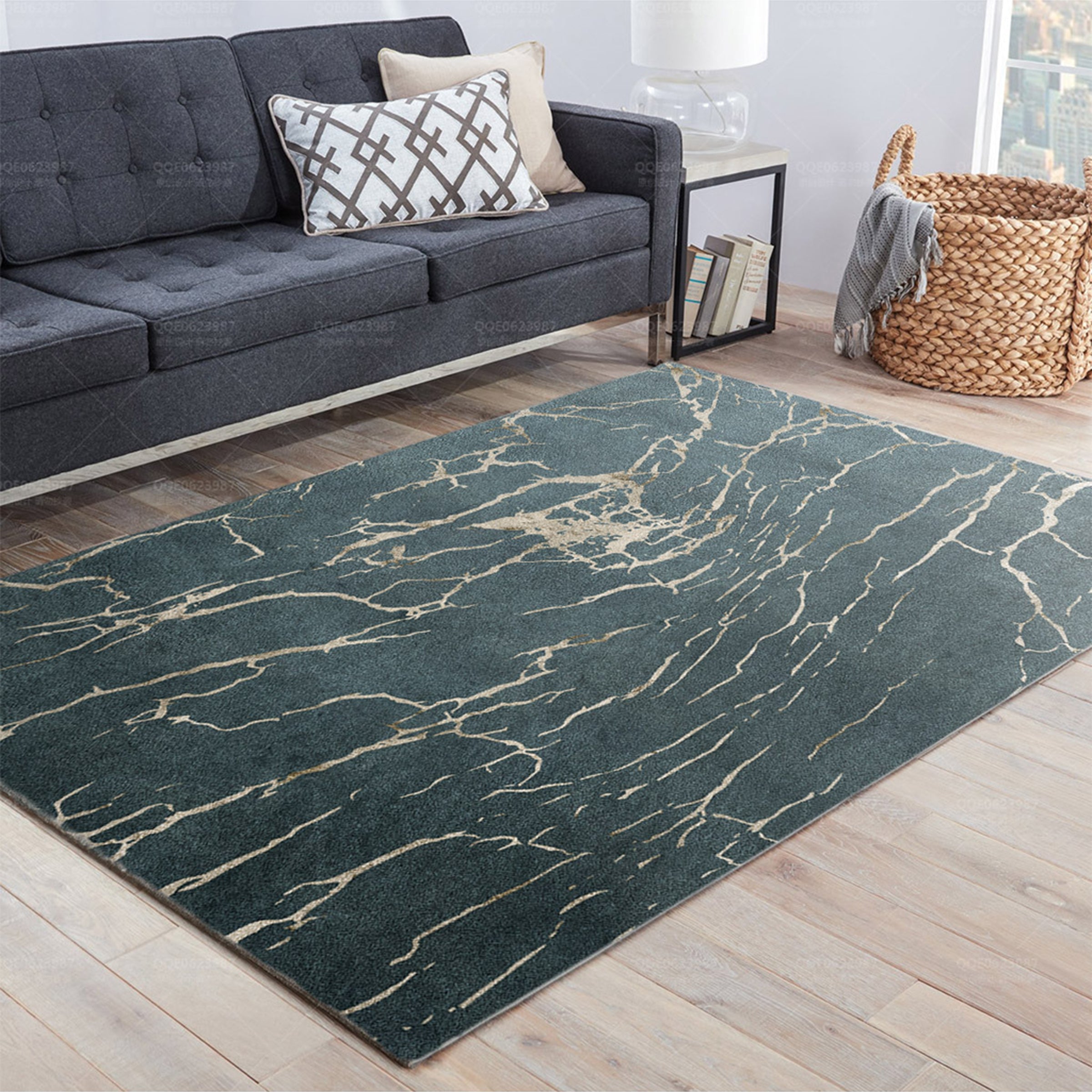 3D Golden Stripes WG113 Non Slip Rug Mat Mat AJ Creativity Home 