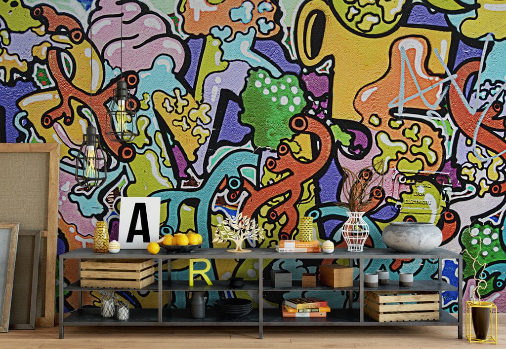 3D Color Painting WC025 Wall Murals Wallpaper AJ Wallpaper 2 