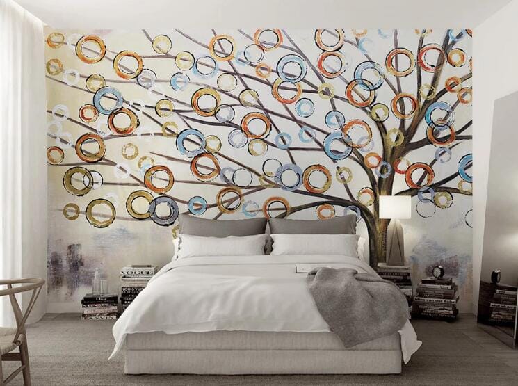 3D Painted Tree WC106 Wall Murals Wallpaper AJ Wallpaper 2 