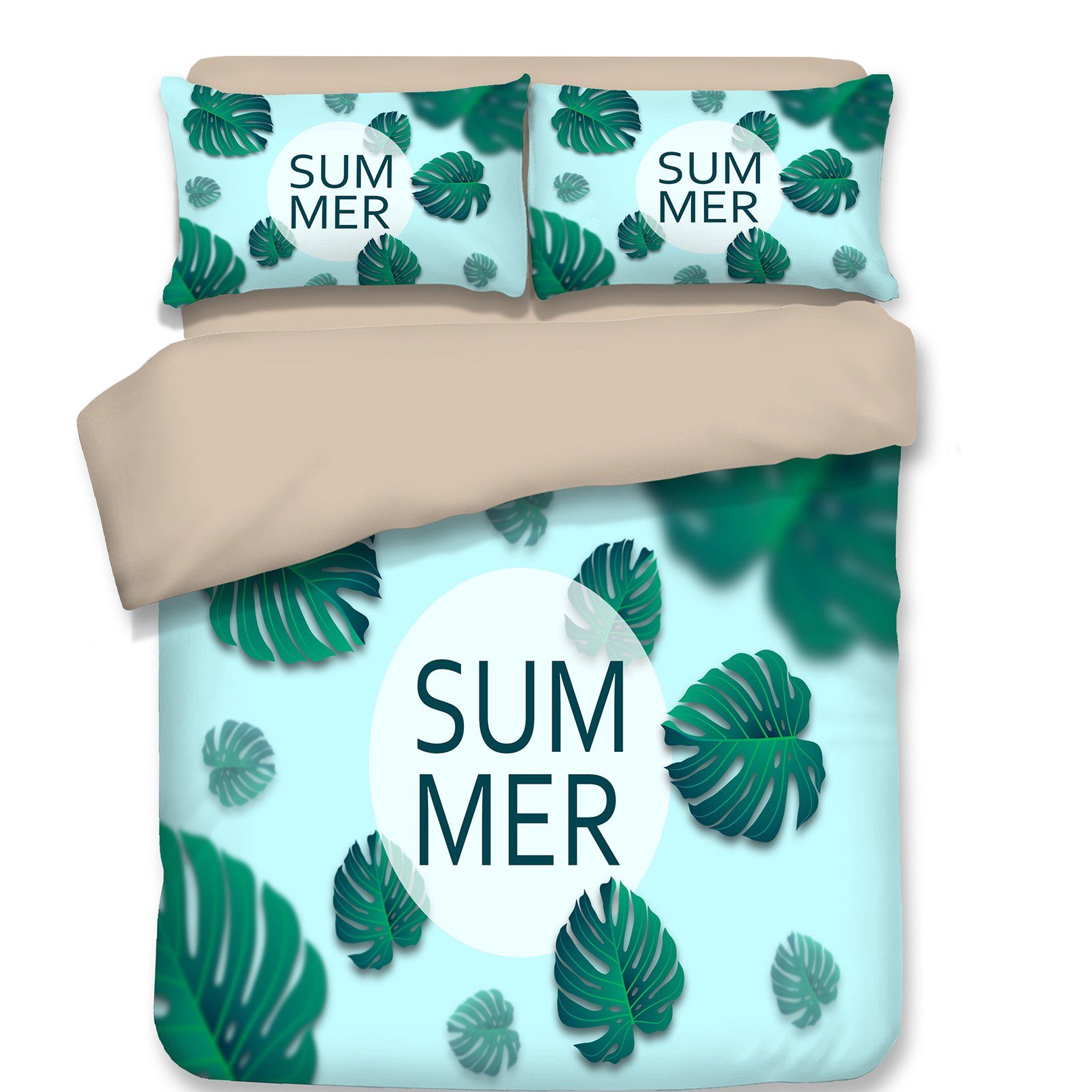 3D Tropical Plants 104 Bed Pillowcases Quilt Wallpaper AJ Wallpaper 