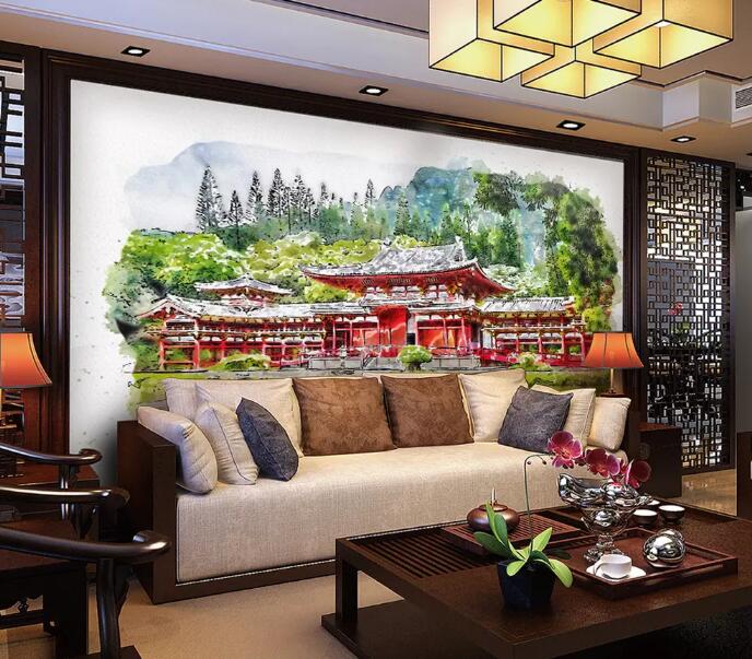 3D Colored Castle 1242 Wall Murals Wallpaper AJ Wallpaper 2 