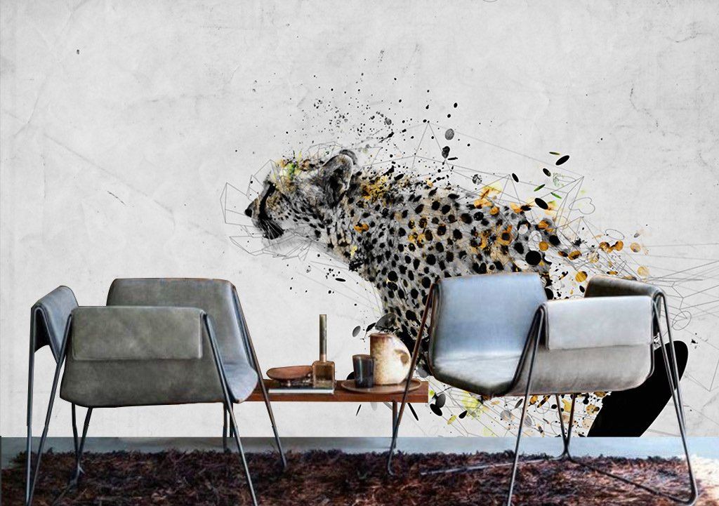 3D Spotted Leopard 584 Wall Murals Wallpaper AJ Wallpaper 2 