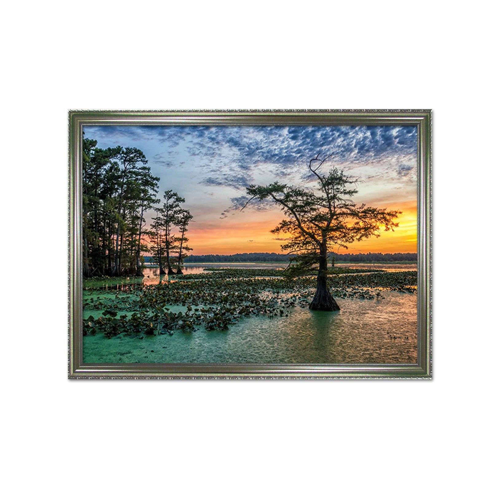 3D Lonely Tree 179 Fake Framed Print Painting Wallpaper AJ Creativity Home 