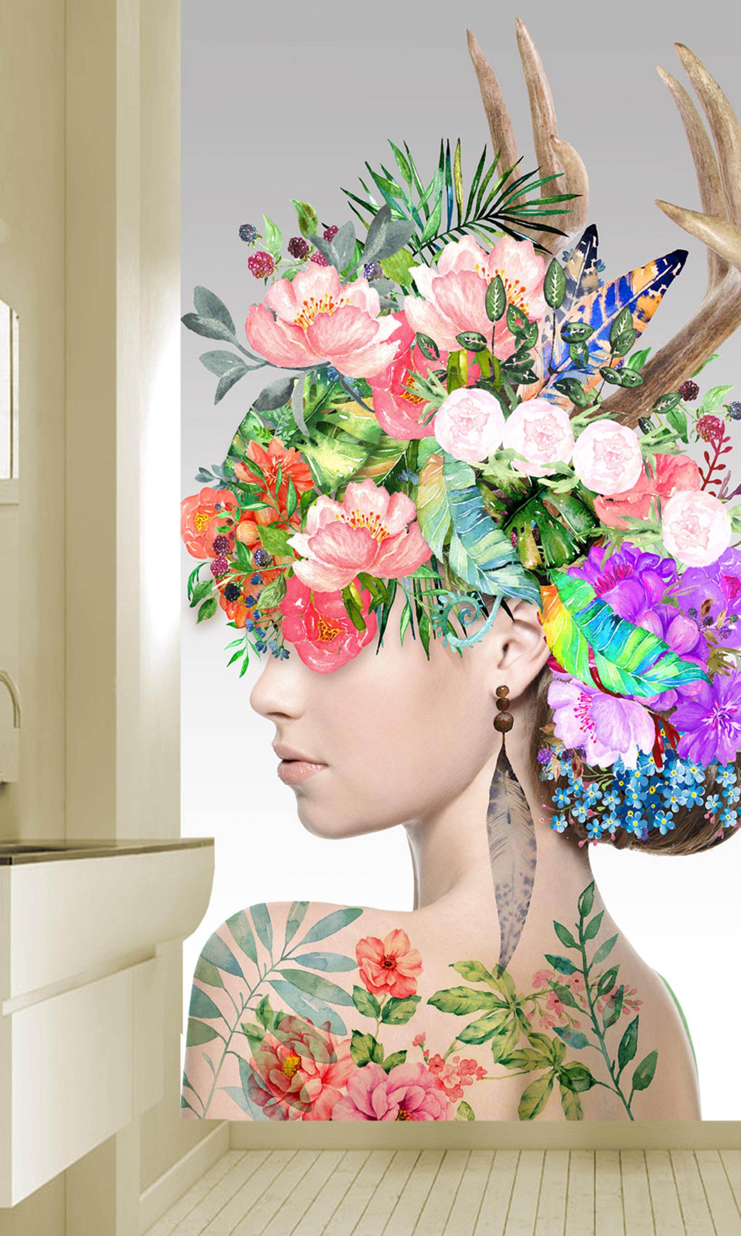 3D Color Avatar 650 Wall Murals Wallpaper AJ Wallpaper 2 
