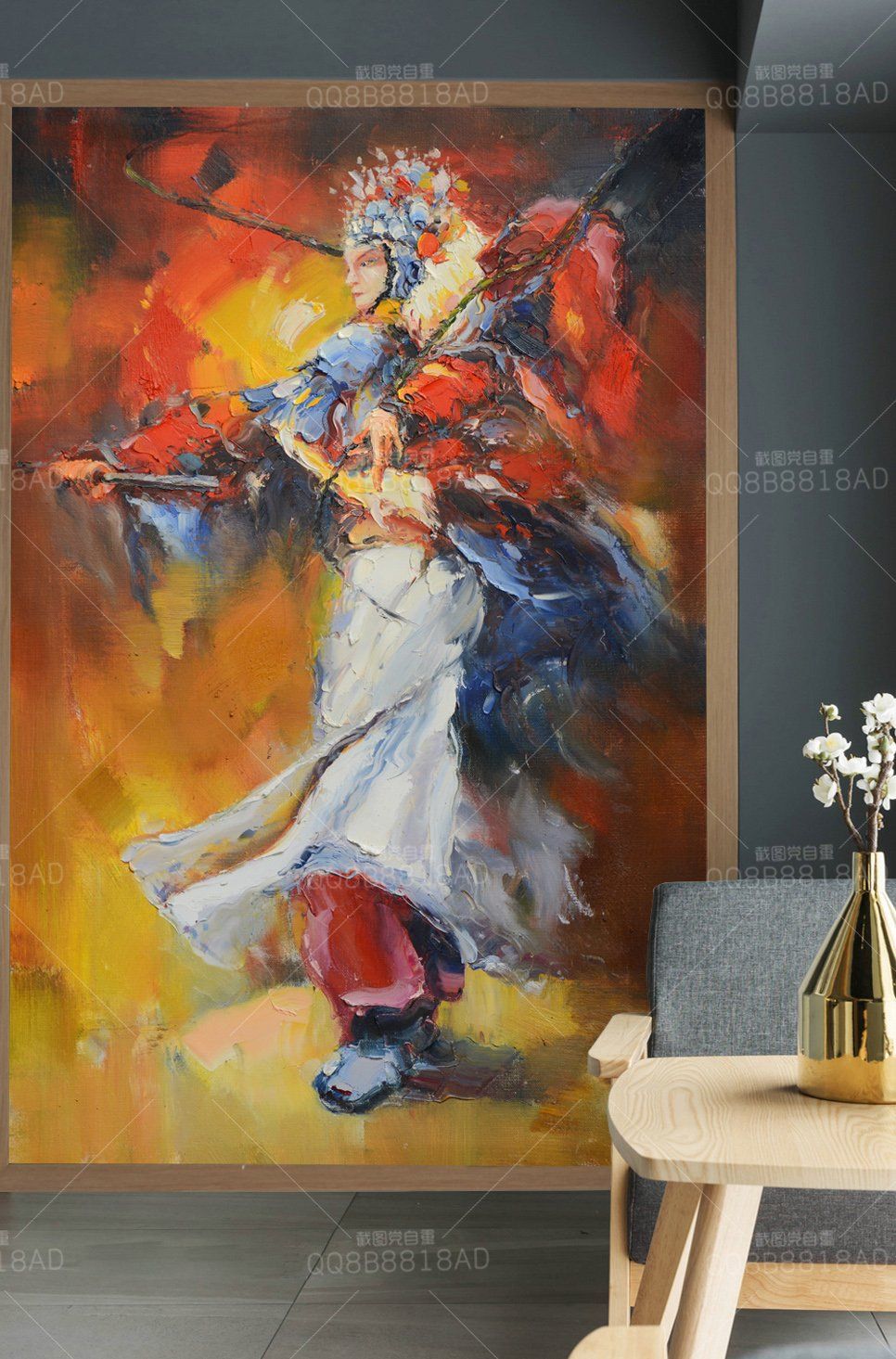 3D Peking Opera Singer 504 Wall Murals Wallpaper AJ Wallpaper 2 