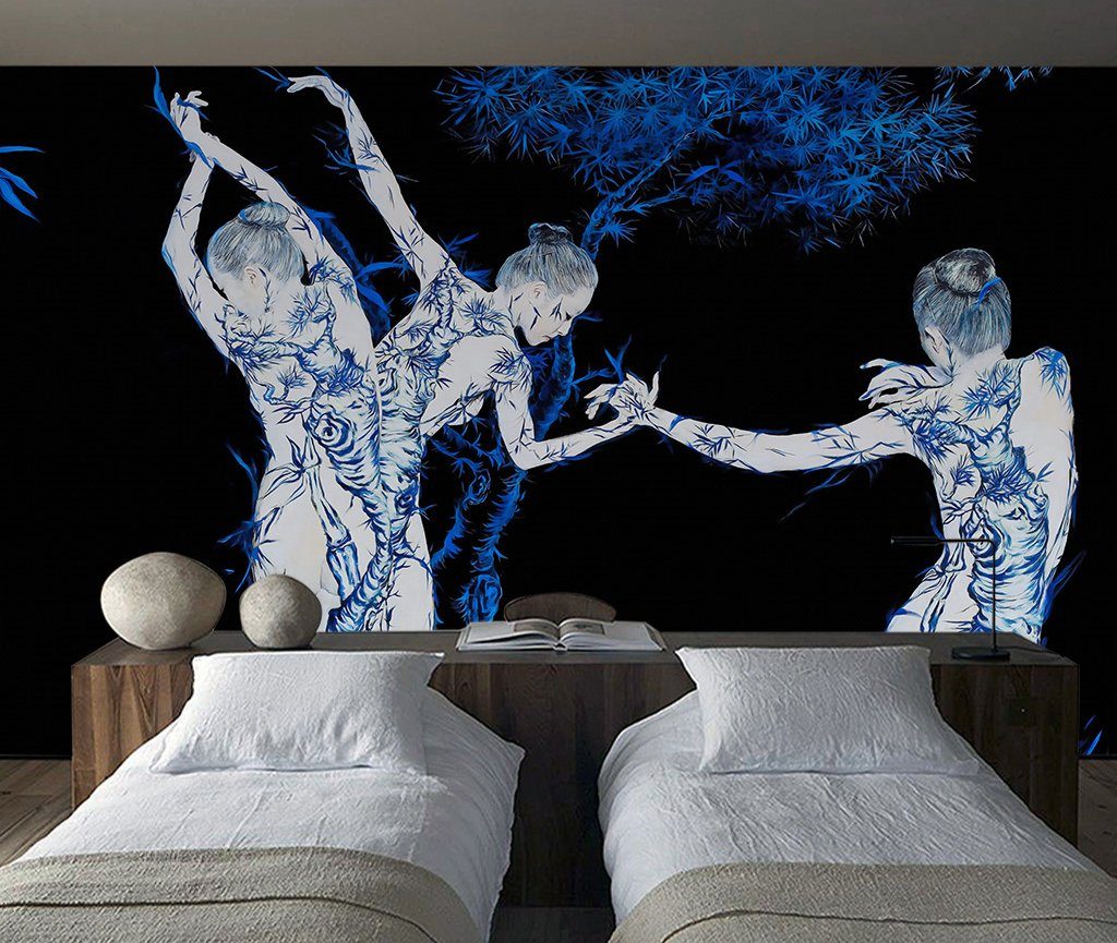 3D Dance 403 Wall Murals Wallpaper AJ Wallpaper 2 