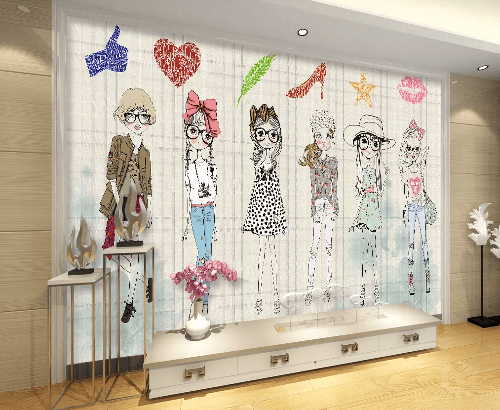 3D Graffiti Cute Style 143 Wallpaper AJ Wallpaper 2 