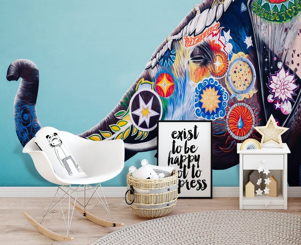 3D Elephant Nose 113 Wall Murals Wallpaper AJ Wallpaper 2 