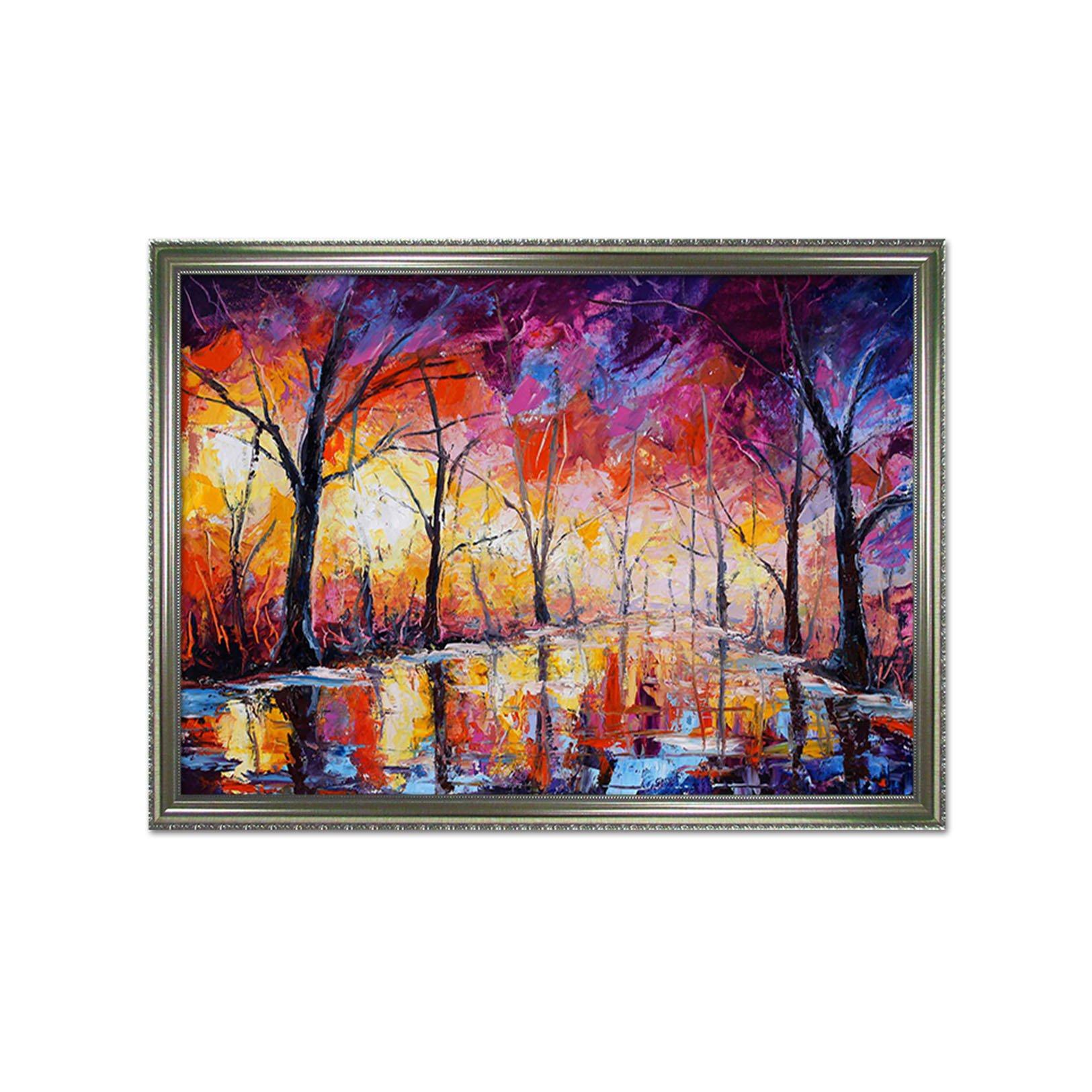 3D Landscape Painting 182 Fake Framed Print Painting Wallpaper AJ Creativity Home 