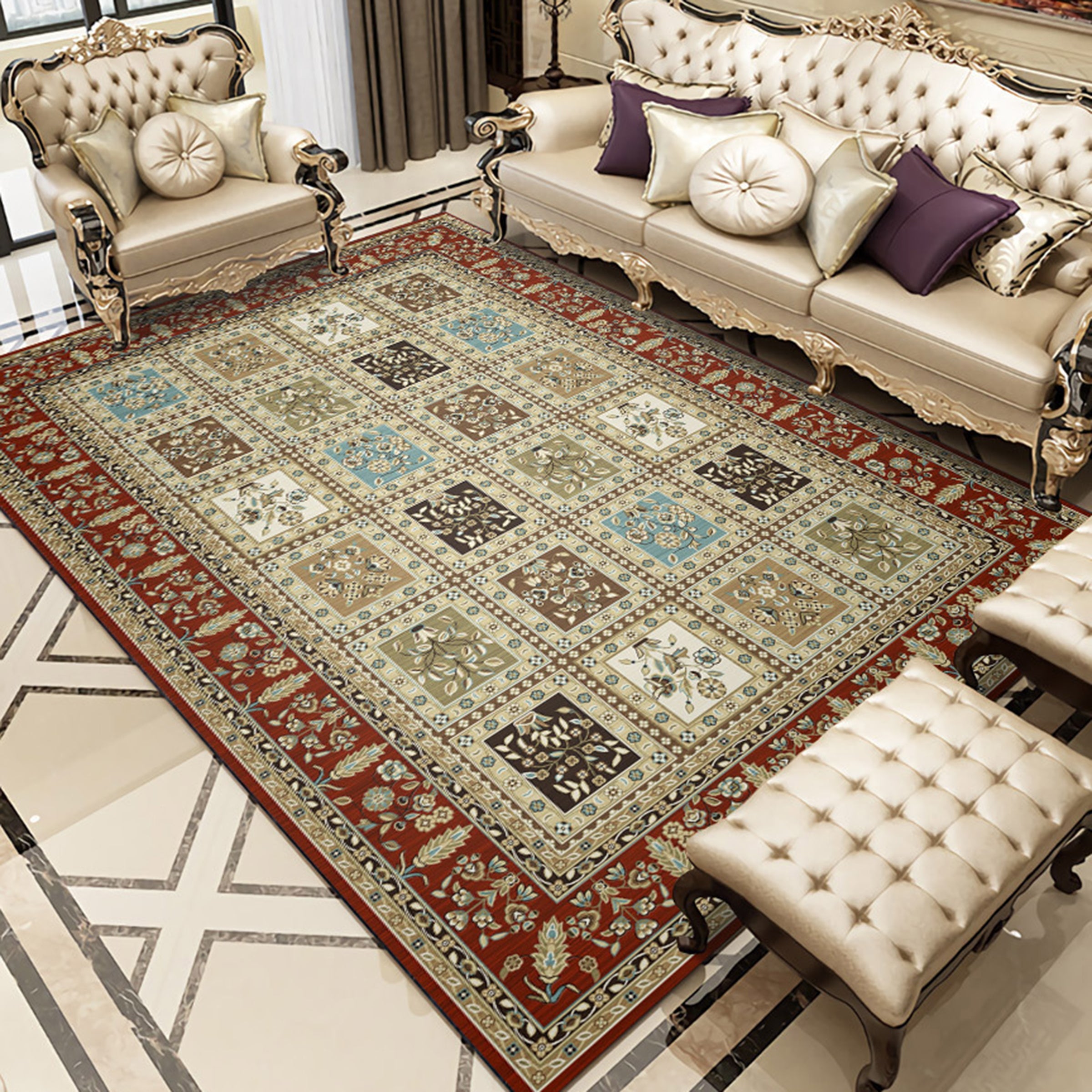 3D Color Pattern WG297 Non Slip Rug Mat Mat AJ Creativity Home 