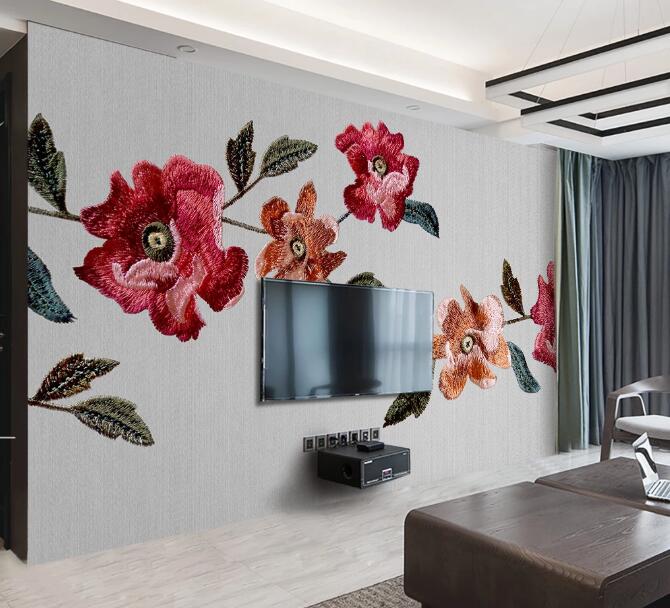 3D Flower 1300 Wall Murals Wallpaper AJ Wallpaper 2 