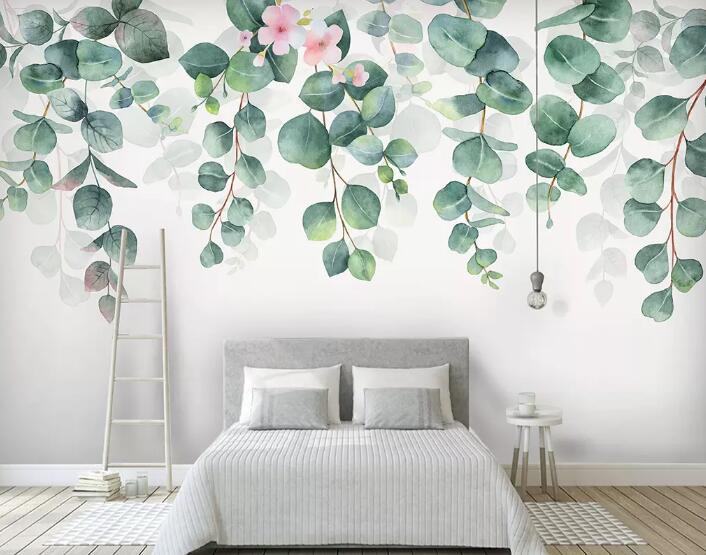 3D Green Leaf 863 Wall Murals Wallpaper AJ Wallpaper 2 