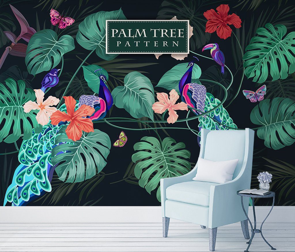 3D Peacock 344 Wall Murals Wallpaper AJ Wallpaper 2 