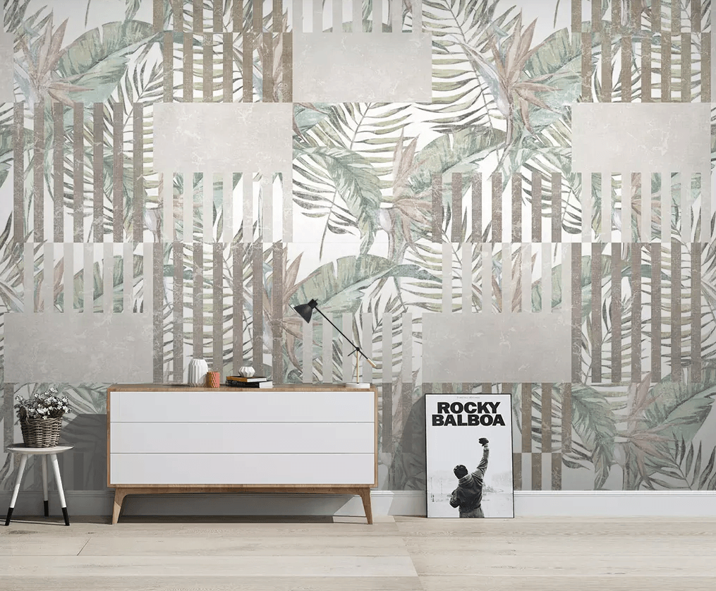 3D Leaf Pattern 312 Wallpaper AJ Wallpaper 2 